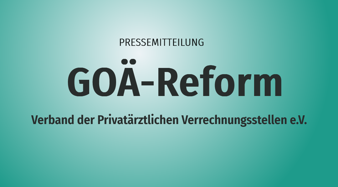Eine neue GOÄ ist alternativlos