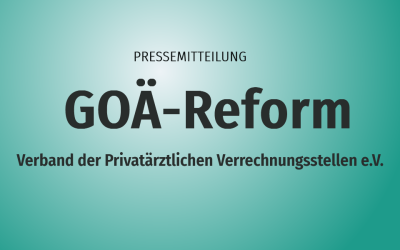Eine neue GOÄ ist alternativlos